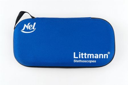 ESTUCHE PARA ESTETOSCOPIO RIGIDO NEL AZUL