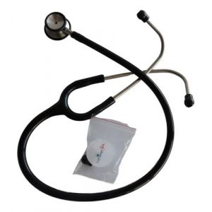 ESTETOSCOPIO CORONET DOBLE PEDIATRICO NEGRO