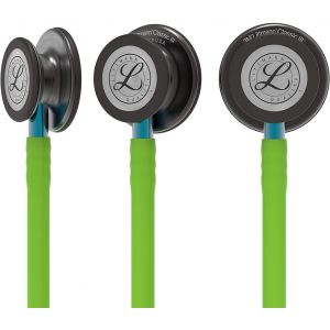 ESTETOSCOPIO LITTMANN CLASSIC III VERDE LIMA TIP AZUL