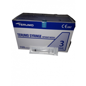 JERINGA, SIN AGUJA, 3 CC, TERUMO, 48443