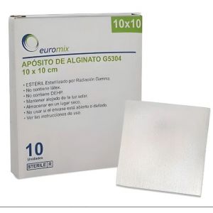 APOSITO DE ALGINATO 10*10CM UNIDAD EUROMIX