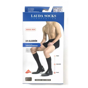MEDIA LAUDA HOMBRE 3/4 ALGODON 
