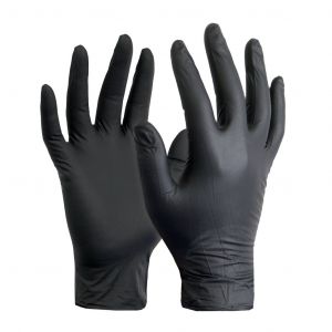 GUANTES DE NITRILO NEGRO TODOS LOS TAMAÑOS