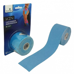KIN TAPE 5 CM * 5 M AZUL HIPOALERGIC